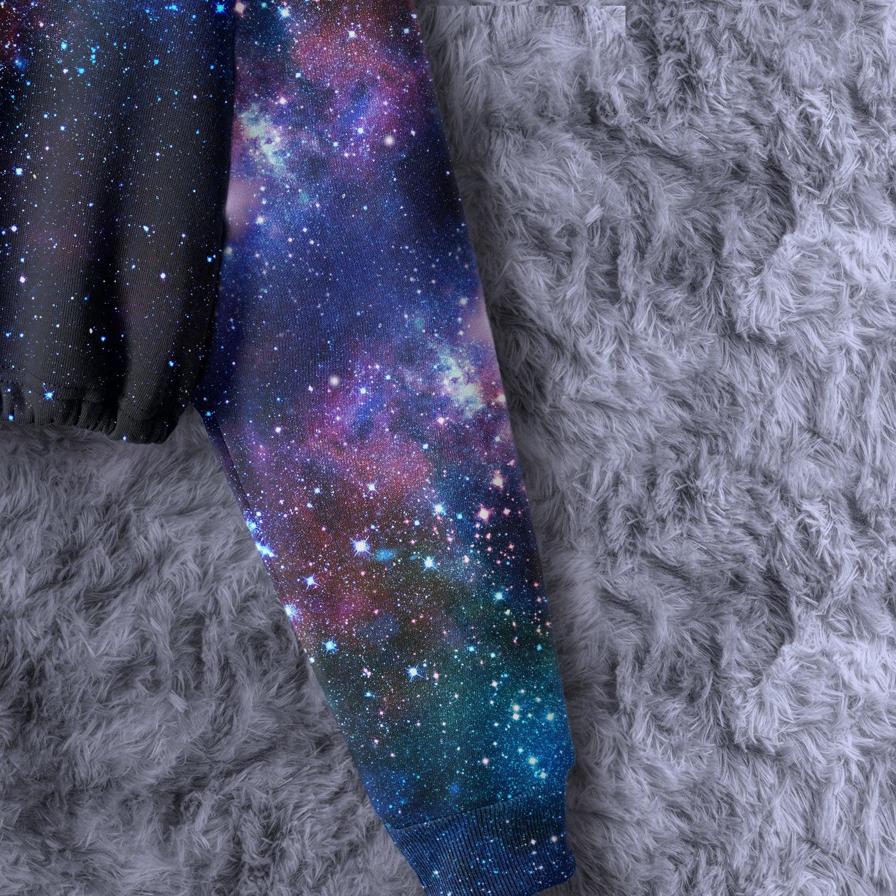 Skull Galaxy Sugar Combo Long Sleeve Sweatshirt and Leggings - Wonder Skull
