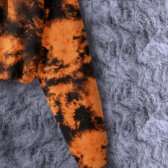 Skull Cloud Orange Combo Long Sleeve Sweatshirt and Leggings - Wonder Skull