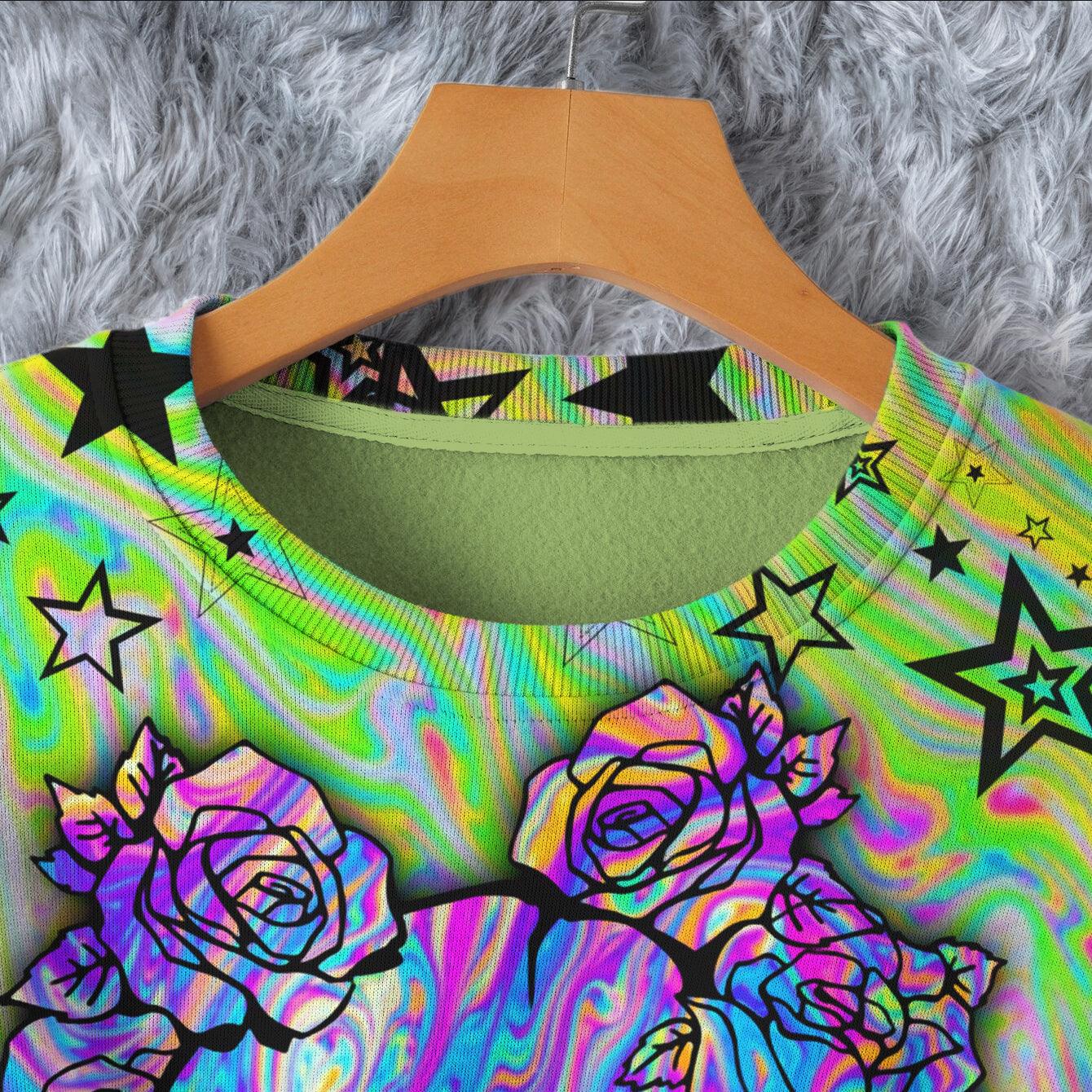 Skull RainBow Combo Long Sleeve Sweatshirt and Leggings - Wonder Skull