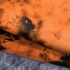 Skull Cloud Orange Combo Long Sleeve Sweatshirt and Leggings - Wonder Skull