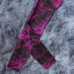 Skull Thunder Pink Combo Long Sleeve Sweatshirt and Leggings - Wonder Skull