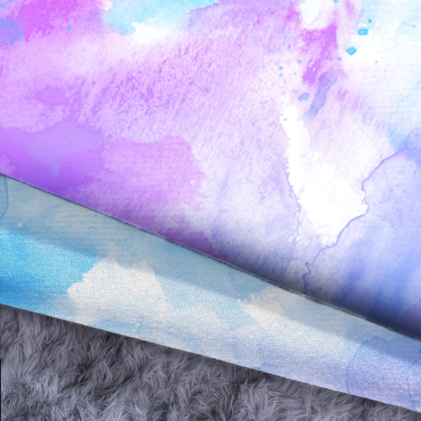 Skull Rose Watercolor Combo Long Sleeve Sweatshirt and Leggings - Wonder Skull