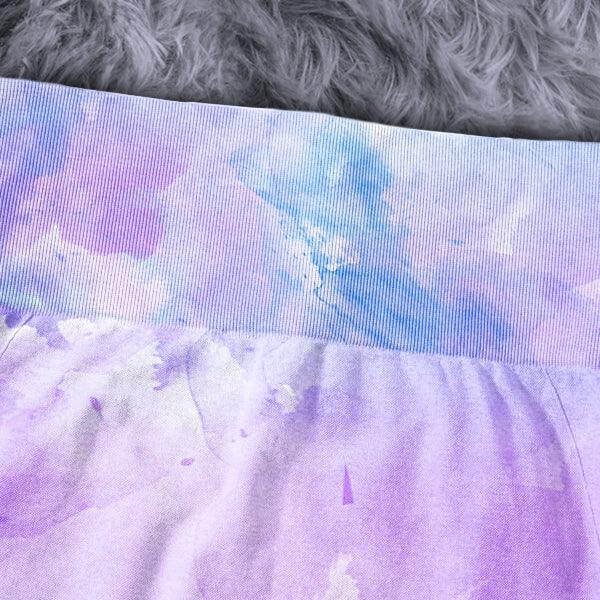 Skull Rose Watercolor Combo Long Sleeve Sweatshirt and Leggings - Wonder Skull