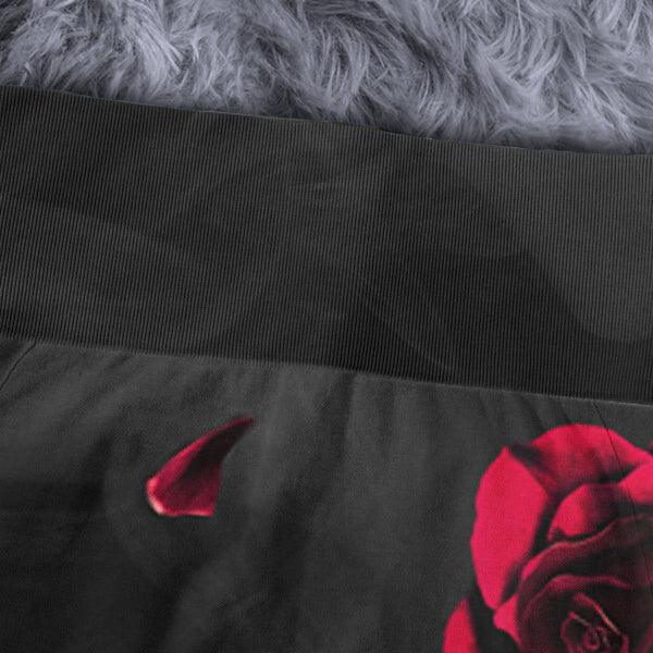 Skull Hand Rose Pattern Combo Long Sleeve Sweatshirt and Leggings - Wonder Skull