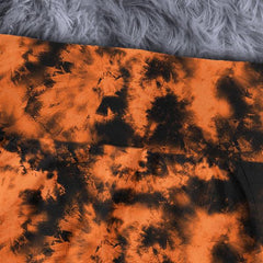 Skull Cloud Orange Combo Long Sleeve Sweatshirt and Leggings - Wonder Skull