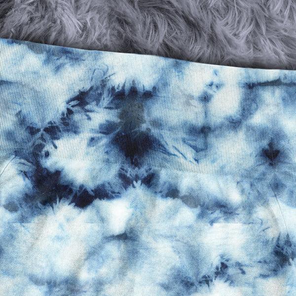 Skull Cloud Blue Combo Long Sleeve Sweatshirt and Leggings - Wonder Skull