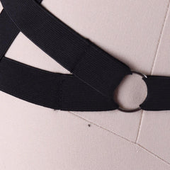 Punk Gothic Pentagram Garters Stockings, Sexy Leg Harness For Women - Wonder Skull