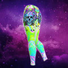 Rainbow Gothic Skull Combo Hoodie and Leggings - Wonder Skull