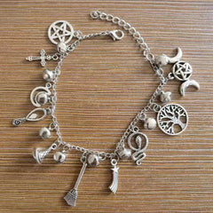 Witchy Gothic Anklet, Attractive Silver Accessories For Women - Wonder Skull