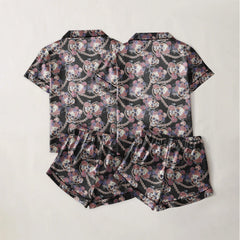 Skull Chain Death Sexy Pajama Sets With Short Sleeve - Wonder Skull