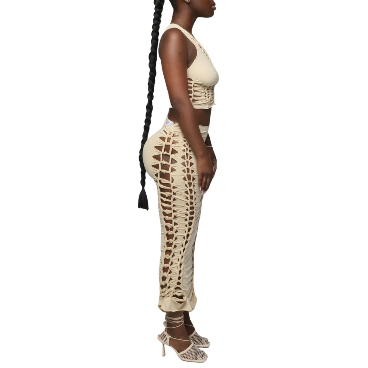 Sexy 2 Piece Set, Wonderful Outfit Club Party For Women - Wonder Skull