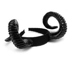 Satanic Gothic Goat Horn Headband, Interesting Halloween Costume For Women - Wonder Skull