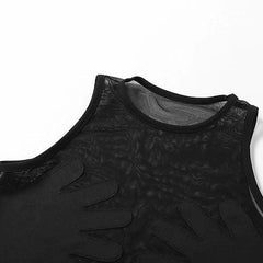 Sexy Hands Mesh Dresses, Fashionable See-Through Vestido For Women - Wonder Skull