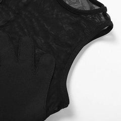 Sexy Hands Mesh Dresses, Fashionable See-Through Vestido For Women - Wonder Skull