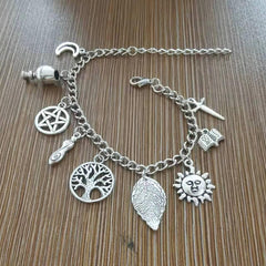 Witchy Gothic Anklet, Attractive Silver Accessories For Women - Wonder Skull