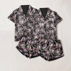 Skull Chain Death Sexy Pajama Sets With Short Sleeve - Wonder Skull
