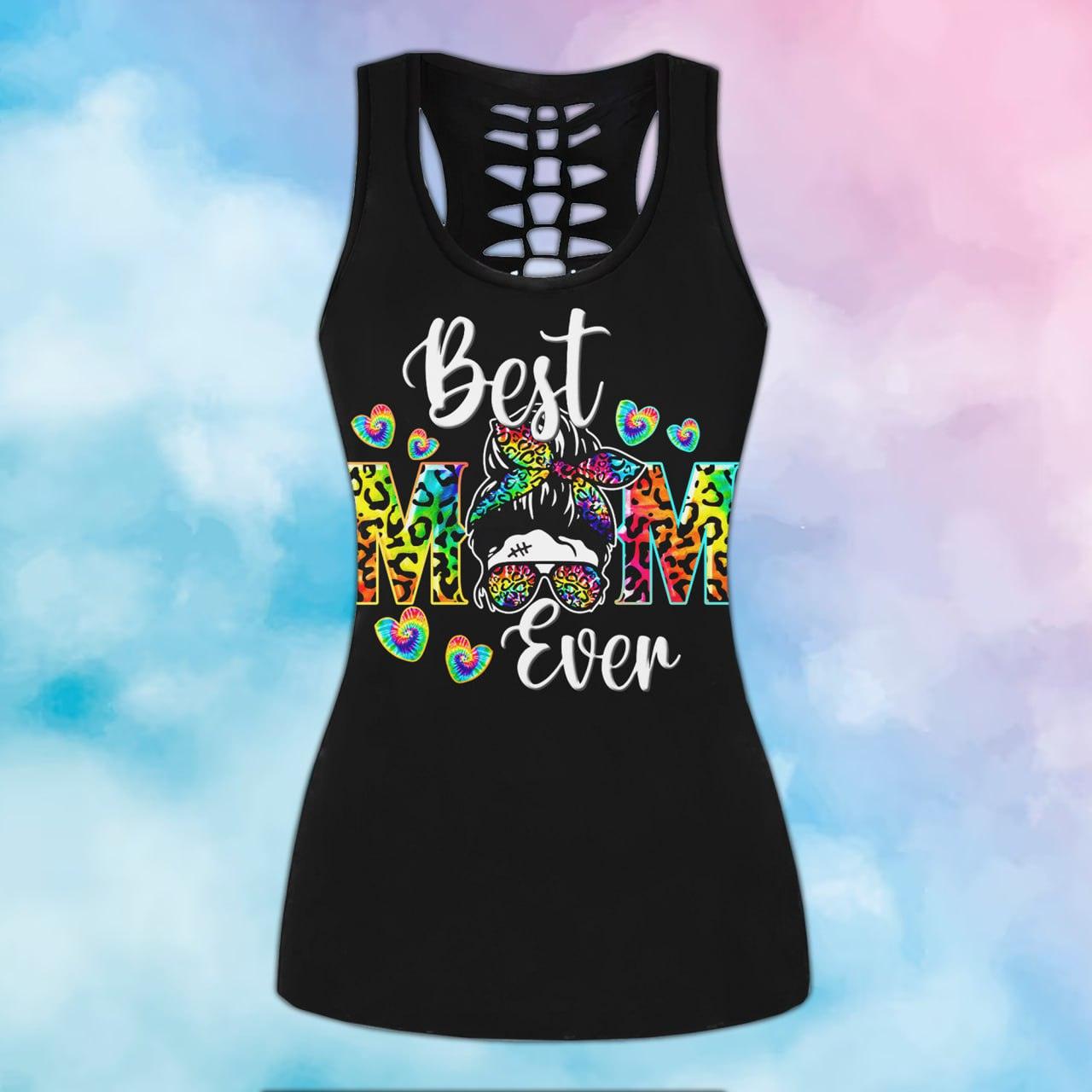 TieDye Skull Mom Tanktop and Leggings - Wonder Skull