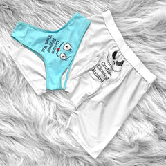 Matching Couples Underwear Gift Nightmare Funny Lovers - Wonder Skull