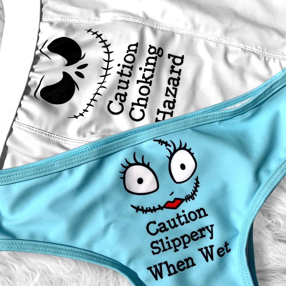 Matching Couples Underwear Gift Nightmare Funny Lovers - Wonder Skull