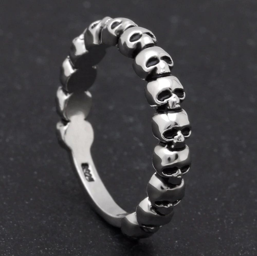 Vintage Evil Punk Gothic Skull Finger Ring - Wonder Skull