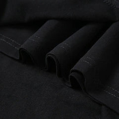 Vintage Gothic A-Line Cut Long Skirt, Sexy Buckle Front Clubwear For Women - Wonder Skull