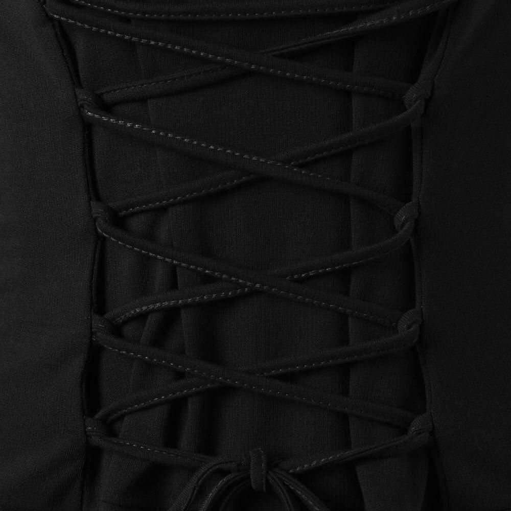 Warrior Gothic Hooded Dress, Stunning LongSleeve Outwear For Women - Wonder Skull