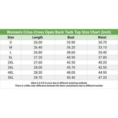 Tropical Skull Gothic 3D Criss-Cross Open Back Tank Top - Wonder Skull