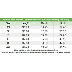 Drawing Skull Print Open Shoulder Dress - Wonder Skull