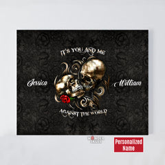 It's You and Me Personalized Canvas Gallery Wraps