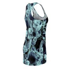 Smoke Skulls Women's Cut & Sew Racerback Dress - Wonder Skull