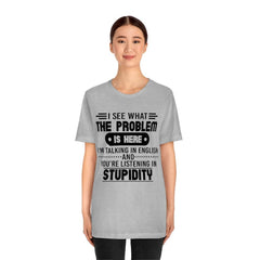 I See What The Problem T-Shirt - Wonder Skull