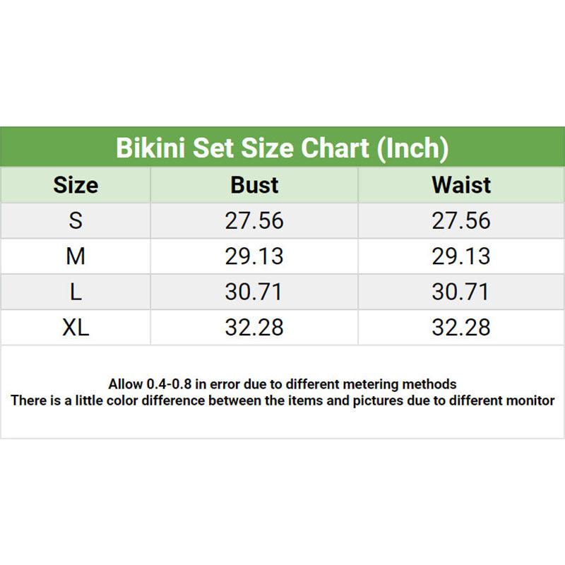 Women’s Funny Printed 2Pcs Bikini Suits 2023 - Wonder Skull