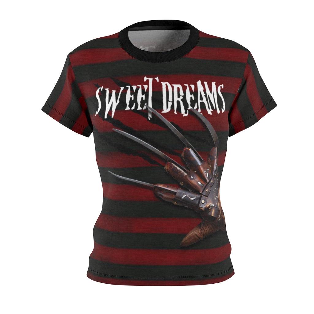 Scary Halloween All Over Print T-shirt For Women - Wonder Skull