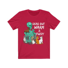 Dead But Warm & Fuzzy T-Shirt - Wonder Skull