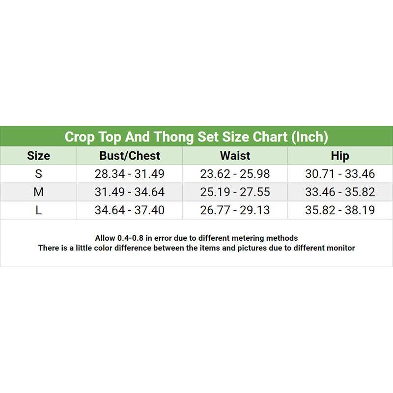 Women Swimming Short Sleeve Crop Top Sports Thong Fitness - Wonder Skull