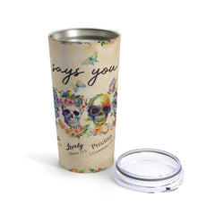 God Says You Are Tumbler 20oz - Wonder Skull