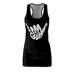Good Vibes Women's Cut & Sew Racerback Dress - Wonder Skull