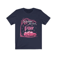 In October We Wear Pink T-Shirt - Wonder Skull