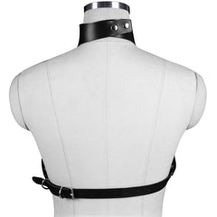 Punk Gothic Body Harnesses Leather Strap, Sexy Chain Accessories For Women - Wonder Skull