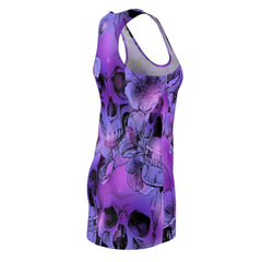 Skulls Women's Cut & Sew Racerback Dress - Wonder Skull