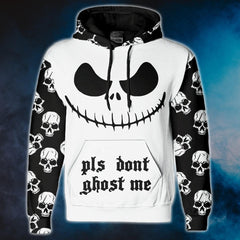 Please Dont Ghost Me Pullover Hoodie For Women - Wonder Skull