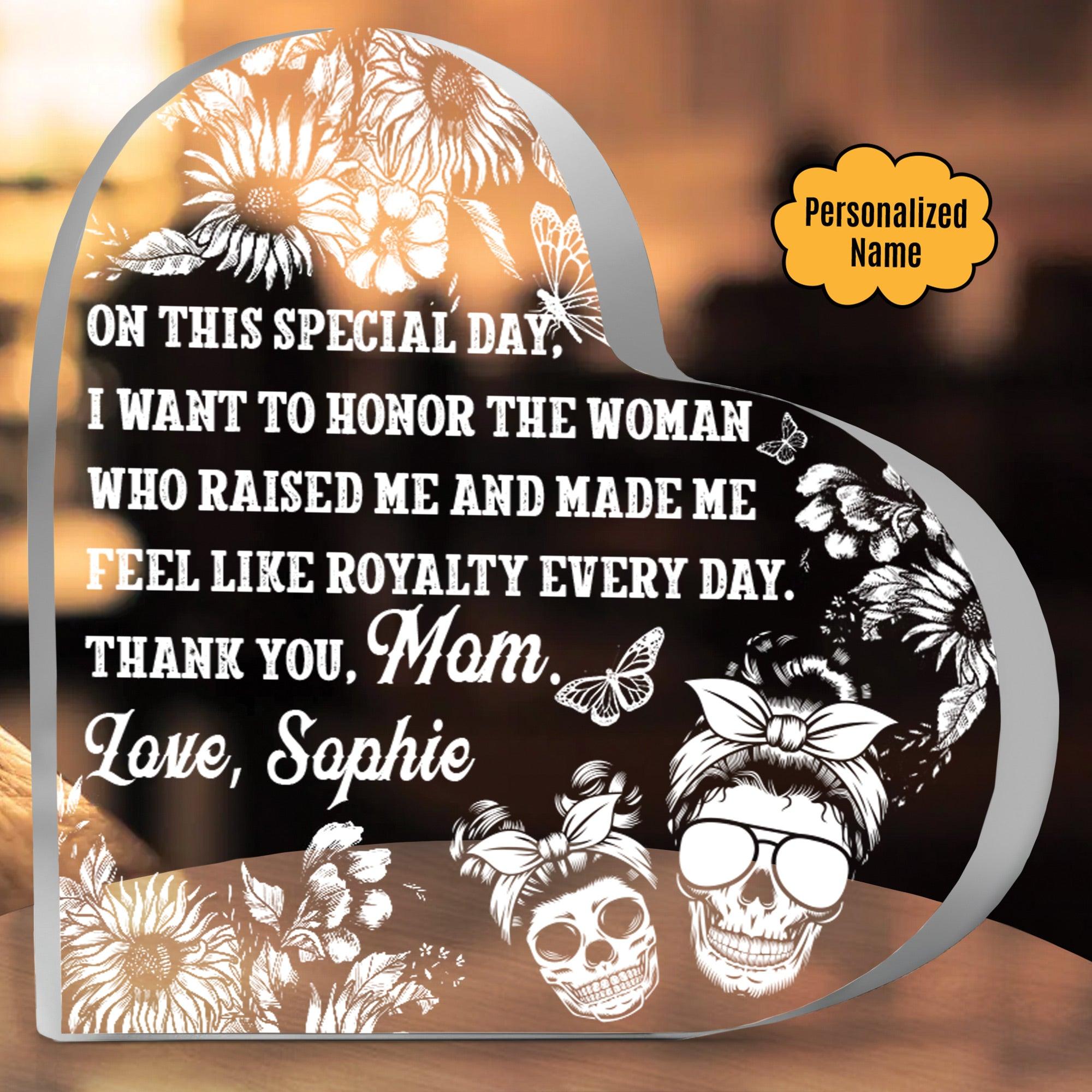 This Special Day - Customized Gifts Couple Crystal Heart - Wonder Skull