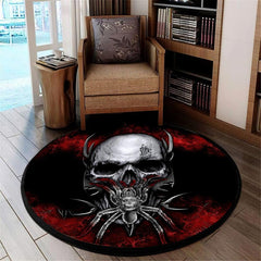Gothic Skull Spider Thicken Foldable Door Mat - Wonder Skull