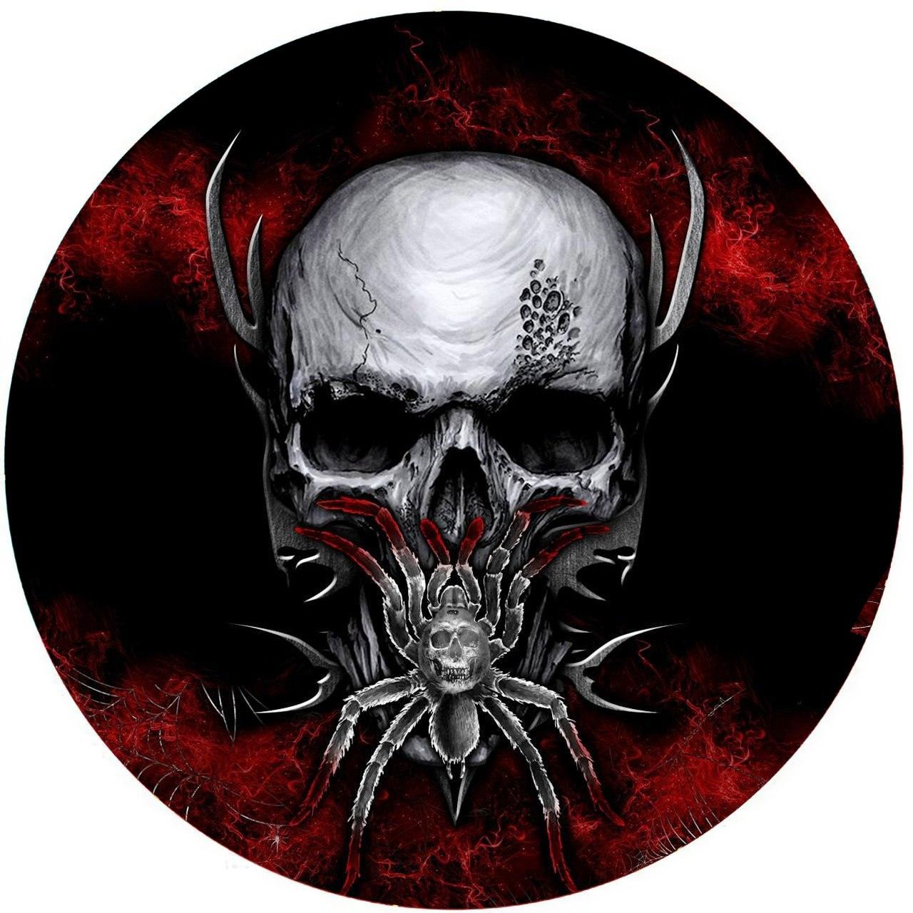 Gothic Skull Spider Thicken Foldable Door Mat - Wonder Skull