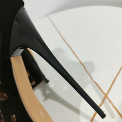 Gothic Knee High Boots, Cool Chunky High Heel For Women - Wonder Skull