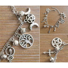 Witchy Gothic Anklet, Attractive Silver Accessories For Women - Wonder Skull