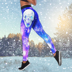 Galaxy Diamond Skull Combo Tanktop & Leggings - Wonder Skull