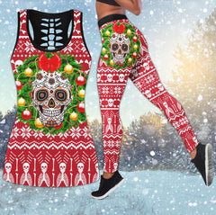 Christmas Skull Ornament Combo Tanktop & Leggings - Wonder Skull