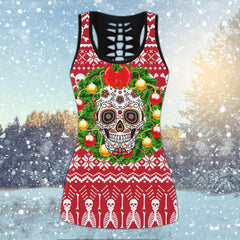 Christmas Skull Ornament Combo Tanktop & Leggings - Wonder Skull
