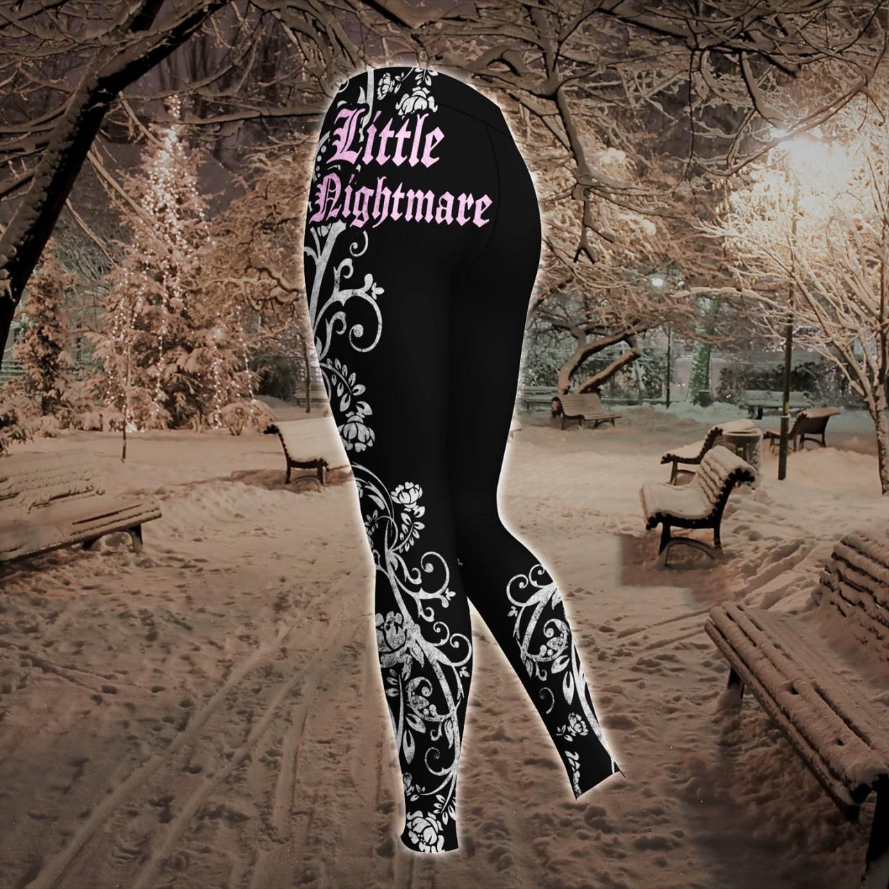 Gothic Skull Little Nightmare Combo Hoodie and Leggings - Wonder Skull